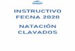 INSTRUCTIVO FECNA 2020 NATACIÓN CLAVADOS · 2020. 1. 22. · 2. Revisión del proceso de preparación de cada atleta: I. Plan de entrenamiento del macrociclo actual. II. Plan Perspectivo