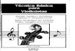 Técnica Básica para Violinistas - WordPress.com...Técnica Básica para Violinistas (Escalas, arpegios y mecanismo) Cuaderno A -elemental LOaSE Basic Tt::chnique lorYiolinist (Scales,