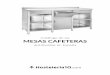 Catálogo de Mesas Cafeteras en Hosteleria10 · 2020. 6. 1. · mueble cafetero cupboard for coffee machine cabinet pour machine a cafe armÁrio para mÁquina de cafÉ 124 dimensiones