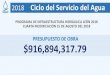 PRESUPUESTO DE OBRA $916,894,317 · 2019. 2. 14. · 1.4.5 Equipamiento electromecánico para el sistema de la línea de conducción del cárcamo de bombeo El Palote a El Tanque Rivera