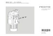Festo A5 1spaltig · 2020. 8. 2. · 7.1 Instalación neumática ... Guía de productos 8 Festo — MS6-SV-...-D-10V24 — 2019-05b. V1 V2 S1 S2 S3 MS6-SV-D Tensión [V] Posición