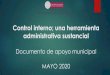 Control interno, una herramienta administrativa sustancialcontraloriadelpoderlegislativo.gob.mx/pdf/Cursos/DVM/... · 2020. 12. 14. · CONTROL INTERNO MODELO COSO* Sistema Nacional
