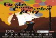 Carnavales Toro 2017 · 2021. 1. 26. · Carnavales Toro 2017 4 Día 25 de febrero (sábado) Hora: 13:30 CONCURSO DE DISFRACES DE MASCOTAS Lugar: Carpa Municipal en la Plaza Mayor