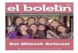 Boletin/2012... · 2020. 4. 10. · Y ese trabajo ya empieza desde hoy aun a sus hermosos 12 años. Su activa parti- cipación comunitaria desde ahora contribuirá a construir Kehilot,