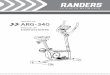 Manual de Instrucciones · 2018. 9. 10. · 1. Arme la bicicleta ARG-340 exactamente como describe este manual. 2. Chequeé todos los tornillos, tuercas y todas las otras conexiones
