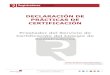 Declaración de Prácticas de Certificaciónpki.registradores.org/normativa/wp-content/normativapki/...COLEGIO DE REGISTRADORES DE ESPAÑA Diego de León, 21 - 28006 Madrid Tel.: +34