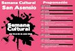  · 2021. 7. 14. · Semana Cultural San Asensio Semana Cultural Del 18 al 25 de Julio 2021 Programación DOMINGO 18 DE JULIO 10:00 Pasacalles de los Danzadores de San Asensio 12:00