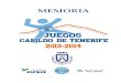 Cabildo de Tenerife - memoria-JE 2013 14 · 2016. 9. 23. · Memoria(de(los(Juegos(Cabildo(de(Tenerife(2013/2014( DATOS GENERALES ! U.T.D. !del Cabildo de Tenerife! 6 PATROCINADORES
