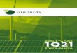 Grenergy Info Financiera 1Q21 V · 2021. 5. 14. · apoyado por las ventas de electricidad de parques en operación. • El Resultado neto de 1Q21 ascendió a 0,4M€ (vs 3,4M€