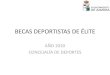 BECAS DEPORTISTAS DE ÉLITE - Zamora solicitud Becas-1.pdf · 2020. 6. 12. · REQUISITOS • 7.- Dentro de su disciplina y categoría deportiva y dentro del año deportivo en curso