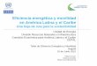 Eficiencia energética y movilidad en América Latina y el Caribe · 2015. 6. 23. · Eficiencia energética y movilidad en América Latina y el Caribe Una hoja de ruta para la sostenibilidad