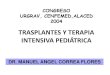trasplantes y terapia intensiva peditrica