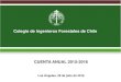 Colegio de Ingenieros Forestales de Chile³n...Colegio de Ingenieros Forestales de Chile A.G. Firma de convenio de colaboración CIFAG – APROBOSQUE, Valdivia, 2015. Carta al director,