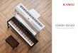 Piano digital portátil - Kawai Musical Instruments...1 88 Completando los distintos sonidos de piano de cola, clásico, jazz y pop, el ES920 y ES520 también ofrecen un sonido de