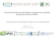 Informe de Medio Término de Guatemala · Protección de Bosques en Guatemala Visión: (i) Proceso de Preparación apoya la socialización de la Ley PROBOSQUE y su Reglamentación;
