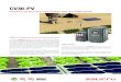 CV30-PV · 2021. 5. 25. · CV30-PV Variadores de frecuencia para bombeo solar de 0,4 kW a 75 kW Aplicaciones: La aplicación principal del variador CV30-PV es el riego agrícola,
