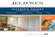 Puertas interiores… · 2012. 9. 18. · Puertas con clasificación contra incendio con retraso de 20, 45 y 60 minutos disponibles entre nuestras puertas de 1-3/4" y vienen con marcos