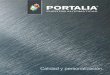 PORTALIA - Puertas seccionales · 2020. 11. 24. · PUERTAS SECCIONALES RESIDENCIALES . PORTALIA PUERTAS AUTOMÁTICAS Puerta Seccional Residencial, Panel Canal Central, Sección con