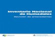 Inventario Nacional de Humedales - Argentina · disposición la información relacionada por medio de páginas Web gubernamentales. En otros casos, donde el inventario es llevado