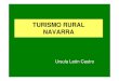 TURISMO RURAL NAVARRA · 2005. 11. 8. · Argumentos(1) Navarra • Equilibrador territorial. • Complementariedad de la renta agraria familiar. • Conservación del patrimonio
