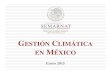 S DE M A R N GESTIÓN CLIMÁTICA EN MÉXICO€¦ · auto-determinados (iNDC’s) 1º de diciembre 2014 Inauguración de la COP20. SECRETARÍA DE M EDIO A MBIENTE Y R ECURSOS N ATURALES