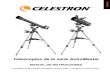 Telescopios de la serie AstroMaster · 2012. 8. 24. · Los telescopios de la serie AstroMaster tienen las características de ser compactos y portátiles con amplia capacidad óptica