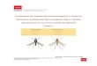 Programa de Vigilancia Entomológica y Control Sanitario ......El máximo crecimiento de sus poblaciones tiene lugar entre los 25 y 30 0C. Los periodos reproductivos varían en función
