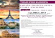 2,985.00 usd - Tikal Travel · 2018. 10. 2. · Entradas: Estadio Santiago Bernabeu en Madrid, Parque del Palacio de Chambord en Chambord, Palacio de Versalles en Paris, Subida a