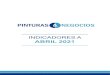 Informe Indicadores - Abril 2021 · 2021. 4. 20. · INDICADORES A ABRIL 2021. 4 Indicador sintético de la actividad de la construcción (ISAC). Serie original, desestacionalizada