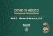 COVID-19 MÉXICO Comunicado Técnico Diario...Primera línea de atención contra COVID-19 26 marzo, 2021 858,371 1as dosis Personal de la salud1 614,156 2as dosis-% 22,934 1as dosis