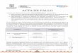 Comisión Estatal de Agua Potable y Alcantarillado de Nayarit · 2019. 6. 10. · ACTA DE FALLO DE LA LICITACION NO. CEAPA-FONDEN-002-18 CEAPA OE AGUA POTABLE Y ALCANTARILLADO NAYARIT