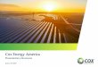 Cox Energy América · 2021. 2. 12. · proyectos como GPG (Naturgy), X-ELIO (KKR y Brookfield) y JINKO. •Adjudicaciónde 264 GWh anuales en la licitación de Chile por 20 años