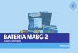 TEST DE VOCABULARIO (TEA) BATERIA MABC-2cotoga.es/wp-content/uploads/2020/09/bateria-mabc-2.pdf · Cualificación del usuario de la Bateria MABC-2 Normas generates de aplicación