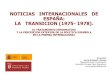 NOTICIAS INTERNACIONALES DE ESPAÑA: LA TRANSICION …