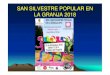 SAN SILVESTRE POPULAR EN LA GRANJA 2018 - Real Sitio de 