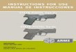InstructIons for use Manual de InstruccIones - armas.es