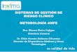 SISTEMAS DE GESTIÓN DE RIESGO CLÍNICO METODOLOGÍA AMFE