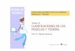Tema 10 CLASIFICACIONES DE LOS MODELOS Y TEORÍAS