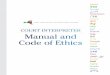 Ελληνικά Manual and Code of Ethics