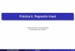 Práctica 6. Regresión lineal - uniovi.es