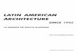 LATIN AMERICAN ARCHITECTURE