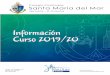 Información Curso 2019/20 - Santa María del Mar