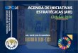 Agenda de Iniciativas Estratégicas 2019-2020 - UPOM