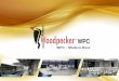 Woodpecker WPC Sistema deconstrucción liviano y pisos deck