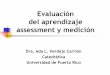 Evaluación del aprendizaje assessment y medición
