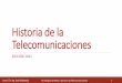 Historia de la Telecomunicaciones