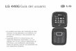 LG 440G Guía del usuario