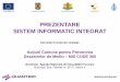 Prezentare Sistem Informatic Integrat ANIF