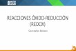 REACCIONES ÓXIDO-REDUCCIÓN (REDOX)