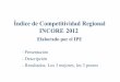 Índice de Competitividad Regional INCORE 2012